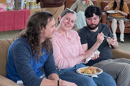 from left: Matt Jones, Lizzie Buchanan, Alex Wilson